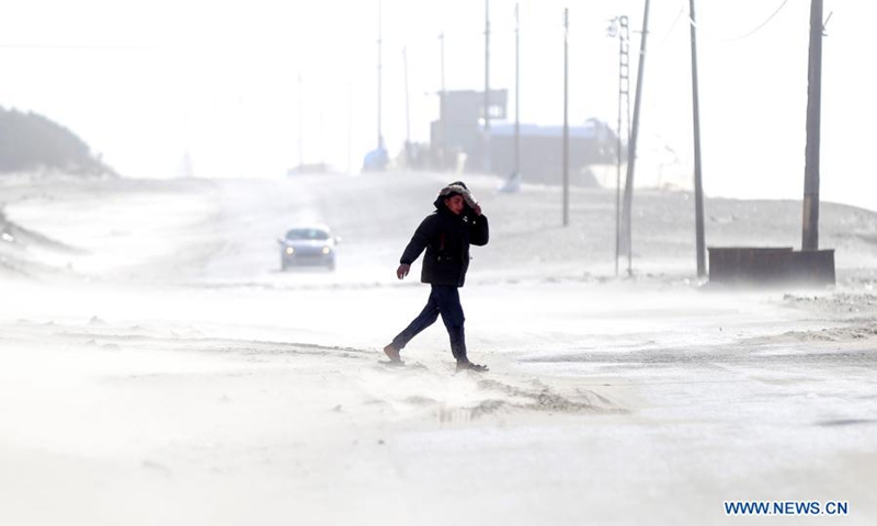 Strong wind hits Khan Younis, southern Gaza Strip - Global Times