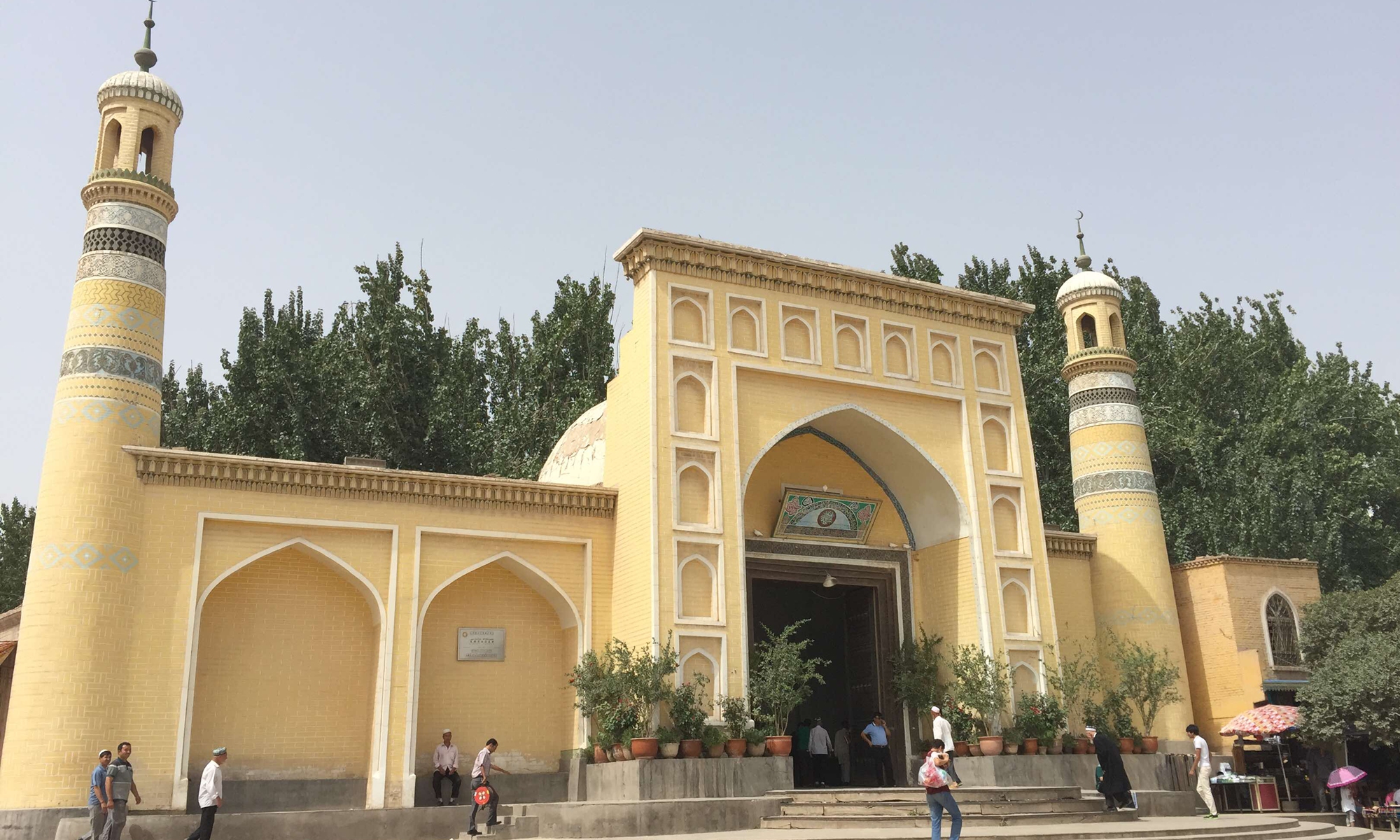Id Kah Mosque in Kashi is the biggest mosque in Northwest China's Xinjiang Uygur Autonomous Region. Photo: Fan Lingzhi/GT 