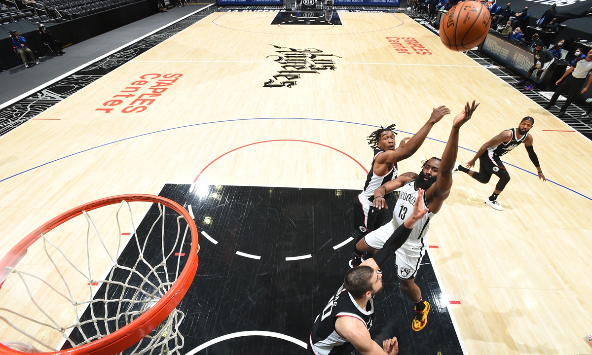 Nets end road trip with win over Clippers Global Times