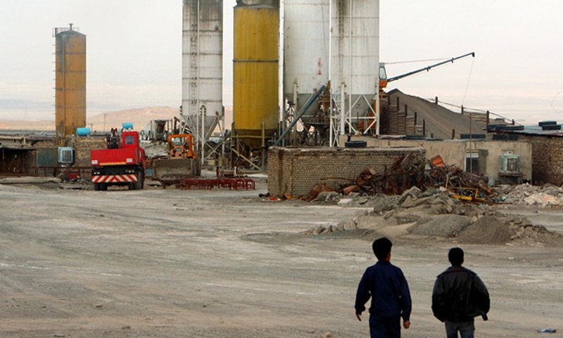 Undated file picture shows the Natanz uranium enrichment facility in Natanz, 300 km south of Tehran, capital of Iran.(Photo: Xinhua)