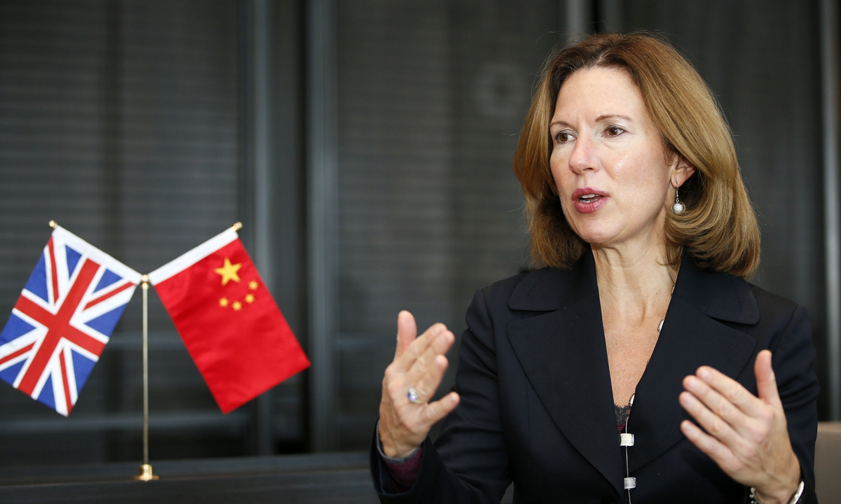Caroline Wilson, UK ambassador to China. Photo: VCG