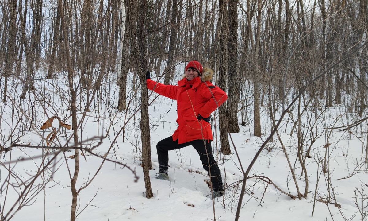 Top: Japanese director Ryo Takeuchi 
Takeuchi (first from right) and his documentary film crew pose for a picture. 
Photos: Courtesy of Ryo Takeuchi