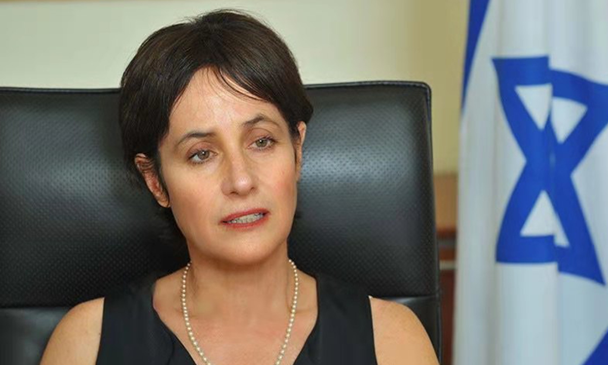 Israel's Ambassador to China Irit Ben-Abba Vitale Photo: Embassy of Israel in China 