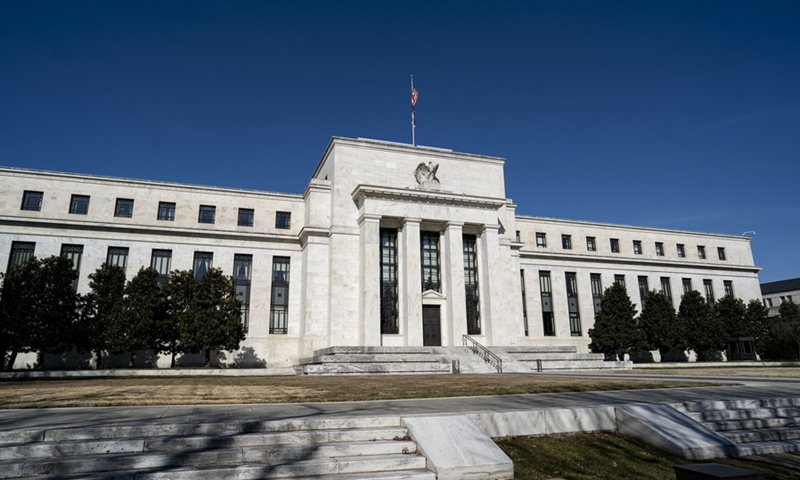 Photo taken on Feb. 17, 2021 shows the U.S. Federal Reserve in Washington, D.C., the United States.(Photo: Xinhua)