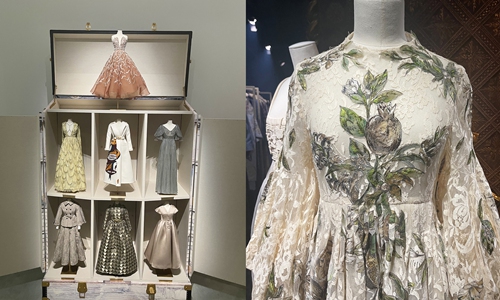 The collection on display at Dior show in Shanghai Photo: Courtesy of BAIwork