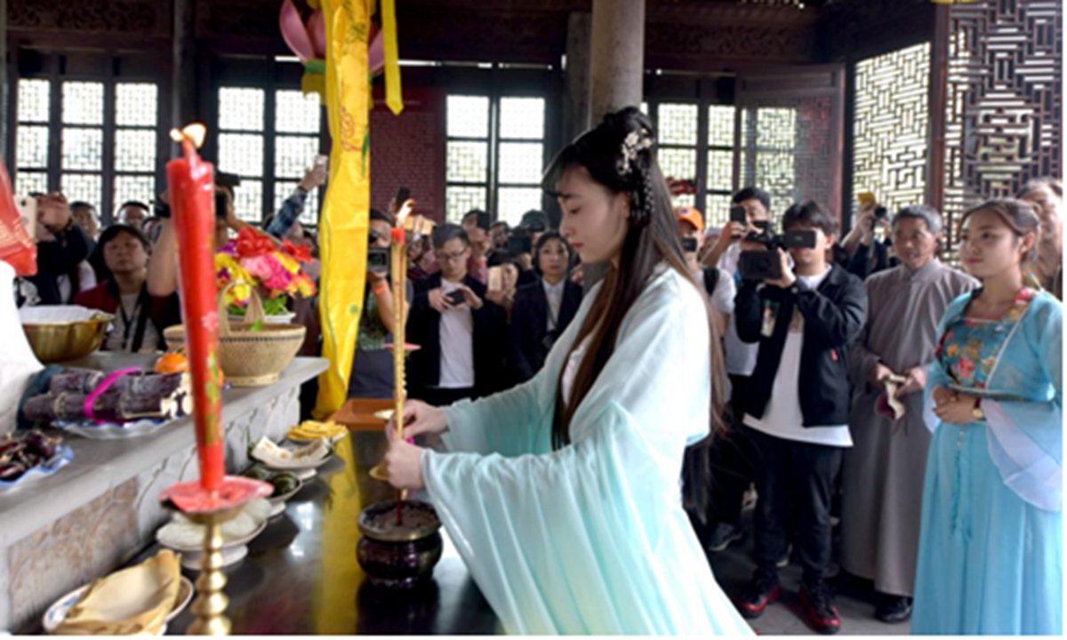 The Chinese folk market in Wuzhen, East China's Zhejiang Province Photo: Courtesy of Wuzhen