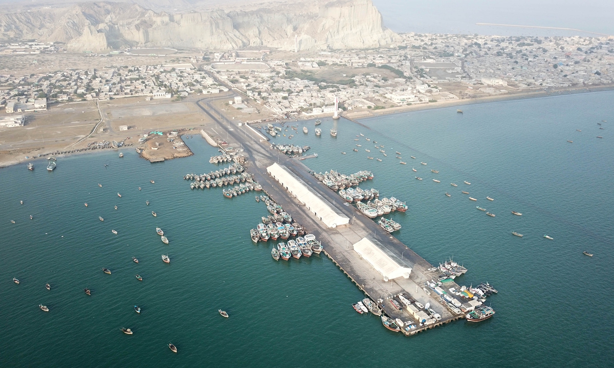 Gwadar Port in Southwestern Pakistan on January 29, 2018 Photo: Xinhua