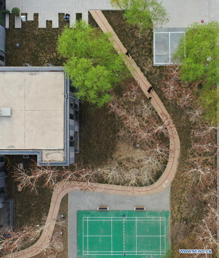 Aerial photo taken on March 30, 2021 shows Xiongan citizen service center in Xiongan New Area, north China's Hebei Province. Photo: Xinhua