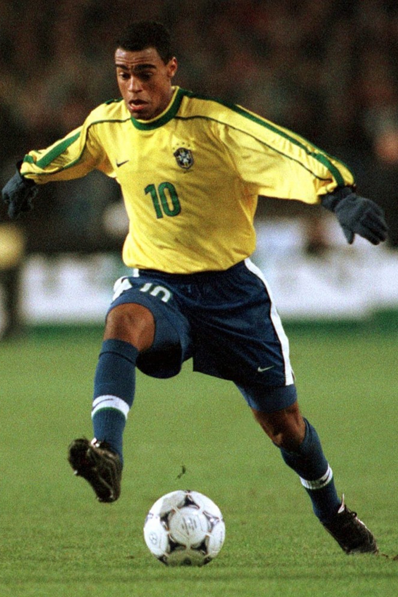 Denilson of Brazil in 1998 Photo: IC