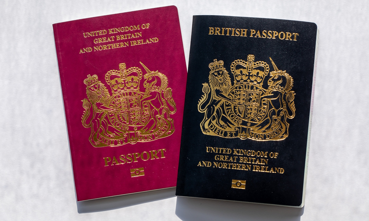 British passports Photo: VCG