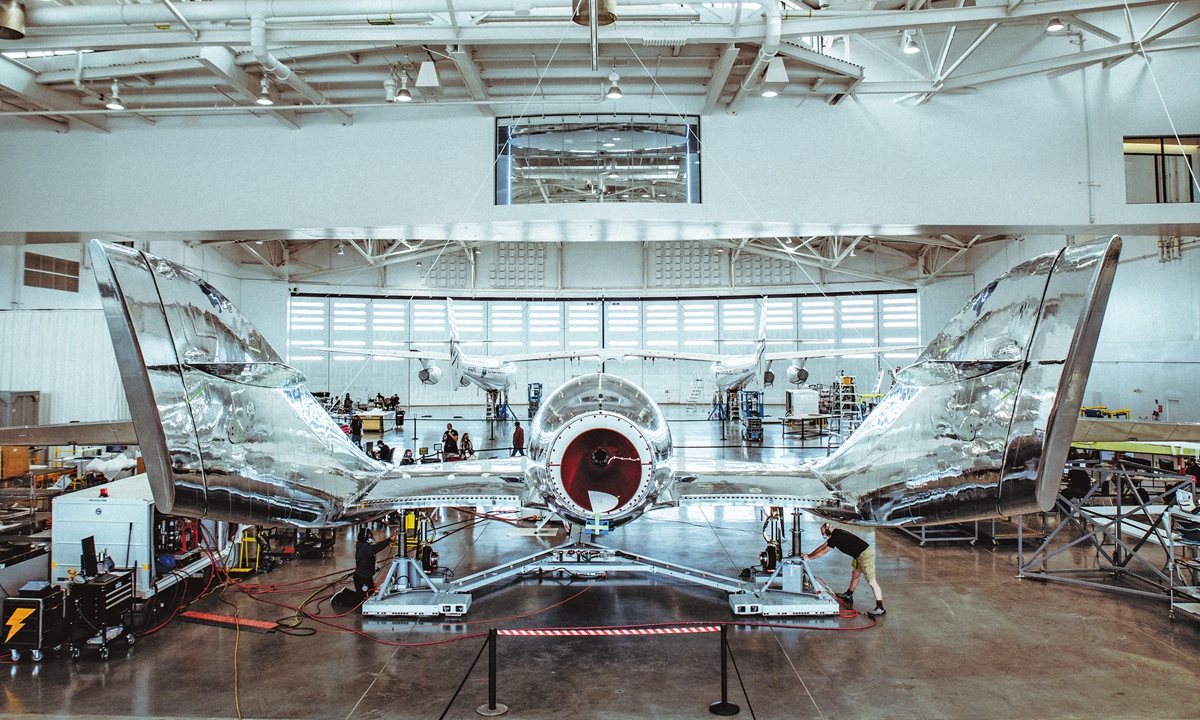 Virgin Galactic is preparing for a test flight from its New Mexico launch site at Spaceport America in Las Cruces, New Mexico, the US, on November 11, 2020. Photo: AFP