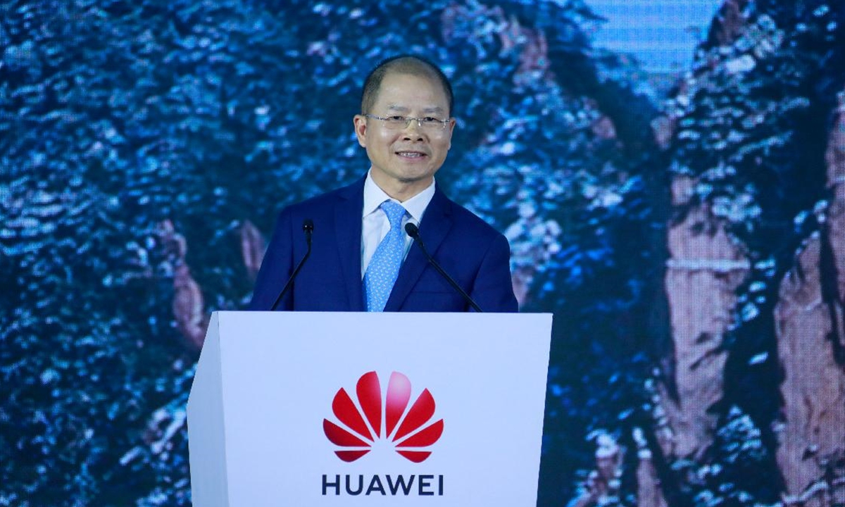 Huawei rotating chairman Eric Xu Zhijun Photo: Courtesy of Huawei