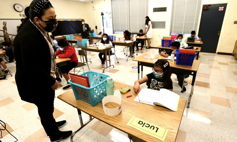 Los Angeles public schools reopen after yearlong closure amid pandemic ...