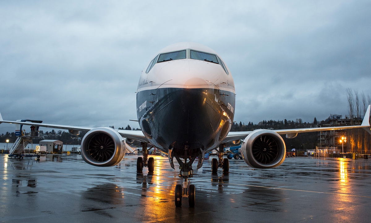 The first Boeing 737 MAX 8 in Renton, Washington in December 2015 Photos: VCG