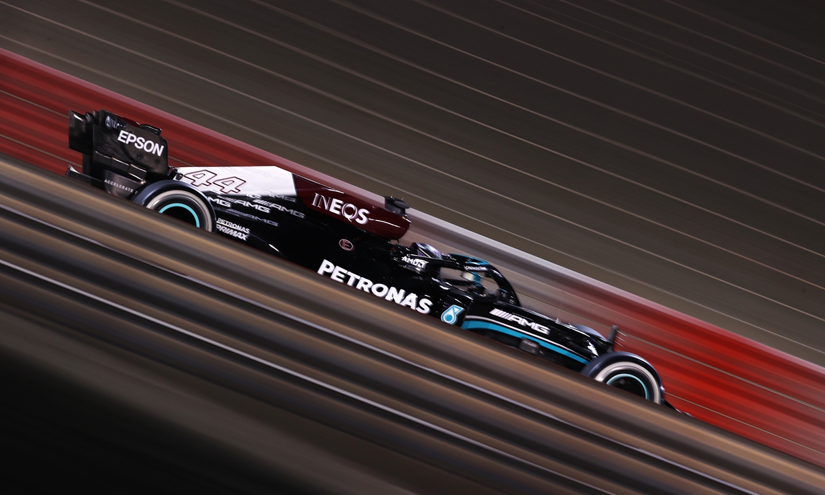 Lewis Hamilton of Mercedes Photo: VCG