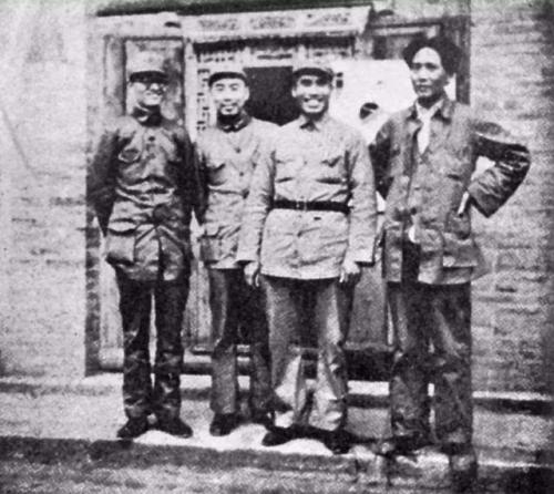 Bo Gu, Zhou Enlai, Zhu De and Mao Zedong/ Edgar Snow