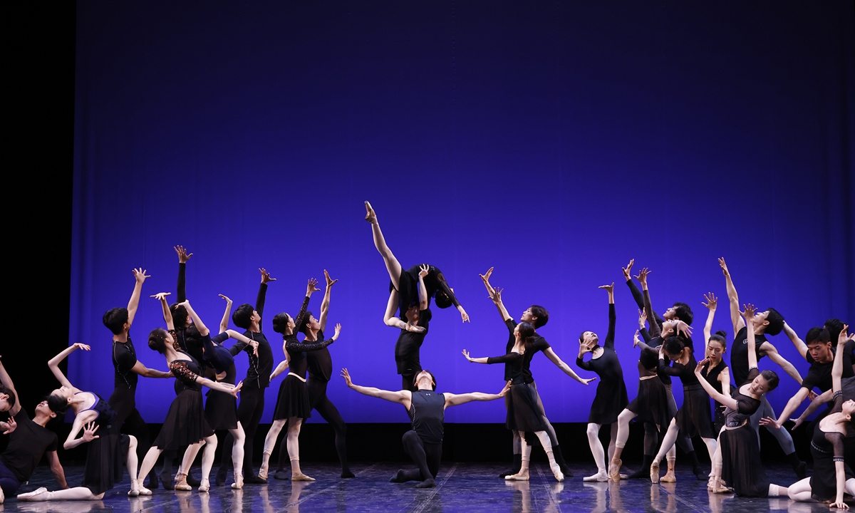 National Ballet of China dancers rehearse for a performance. Photo: Courtesy for the National Ballet of China 