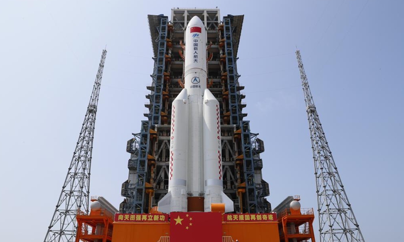 China prepares to launch space station core module | Tiananmen's ...
