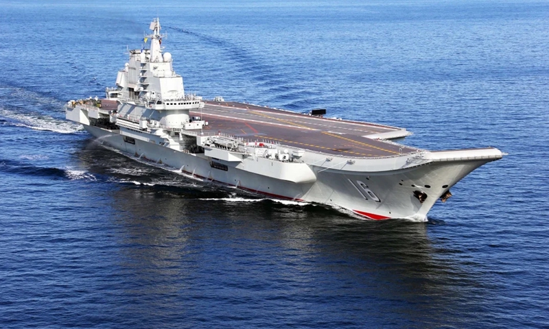 <em>Liaoning</em> aircraft carrier File Photo: Xinhua