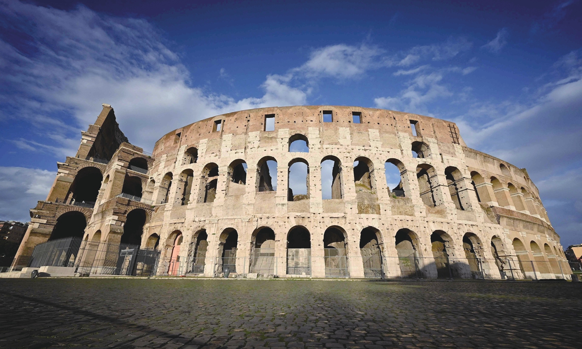 Italy unveils winning project to restore Colosseum floor Global Times