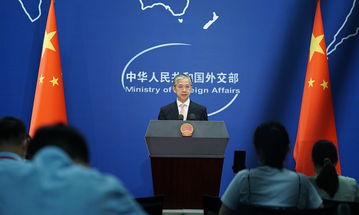 China's Foreign Ministry spokesperson Wang Wenbin. Photo: VCG