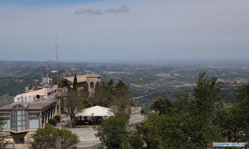 Photo taken on May 6, 2021 shows a view in the city of San Marino, San Marino.Photo:Xinhua