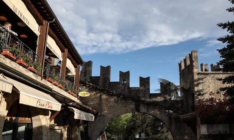 Photo taken on May 6, 2021 shows a view in the city of San Marino, San Marino.Photo:Xinhua