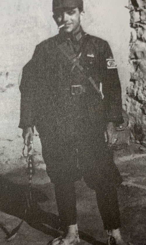 Epstein in the uniform of the Eighth Route Army