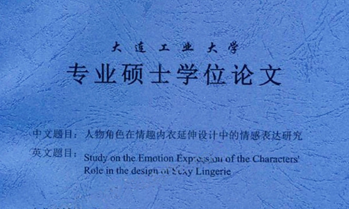 The cover of the research project Photo: Sina Weibo 
