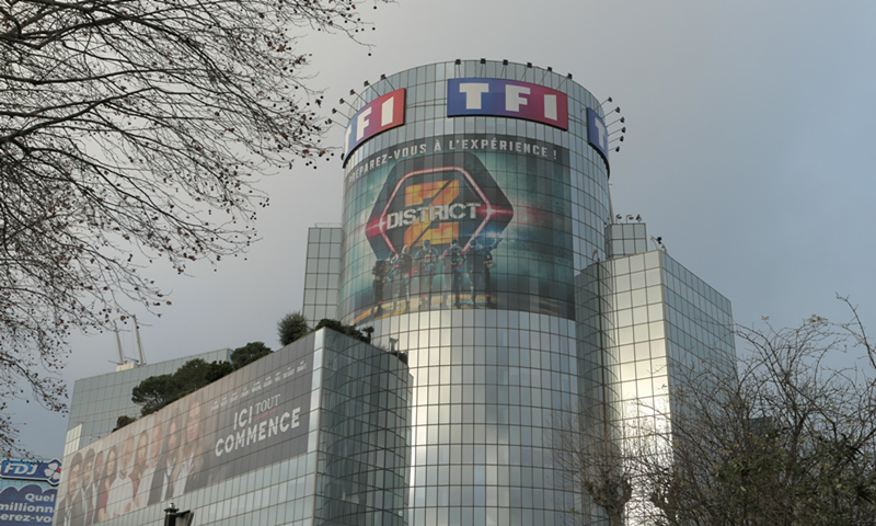 The headquarters of TF1 in Paris Photo: VCG