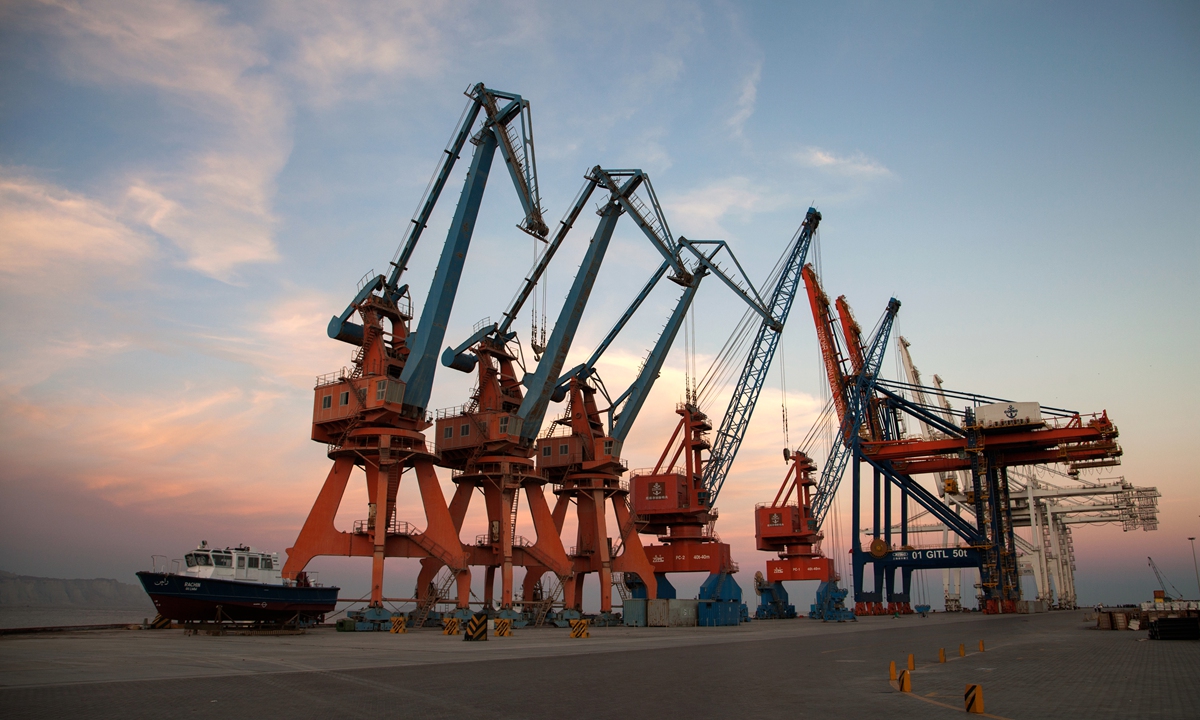 A gerenal view of Gwadar Port in southwestern Pakistan Photo: VCG