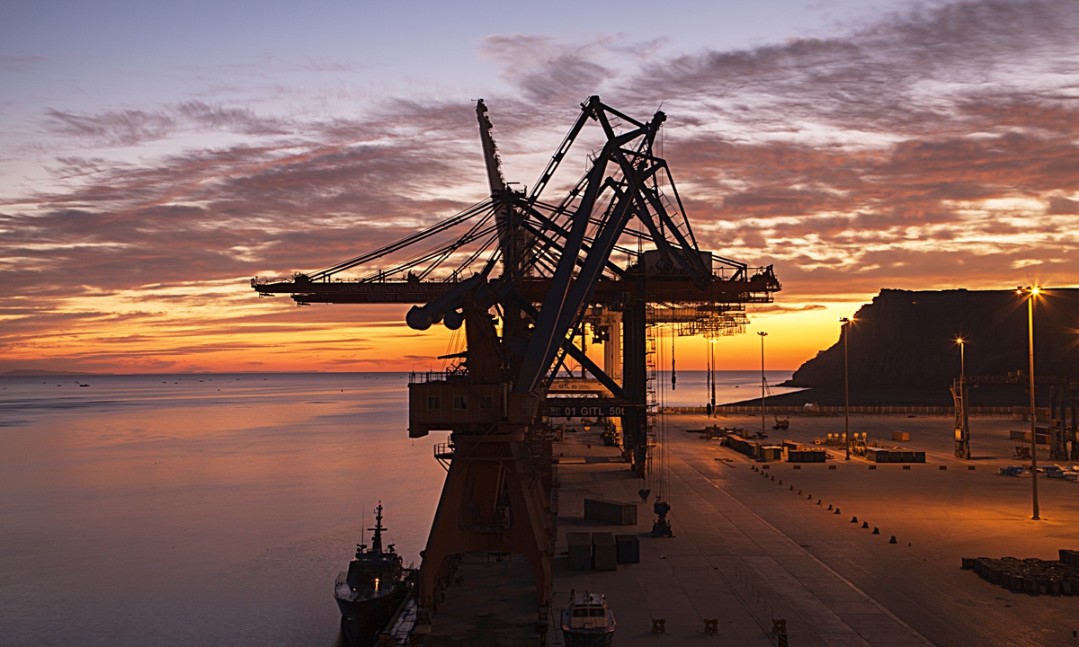A gerenal view of Gwadar Port in southwestern Pakistan Photo: VCG
