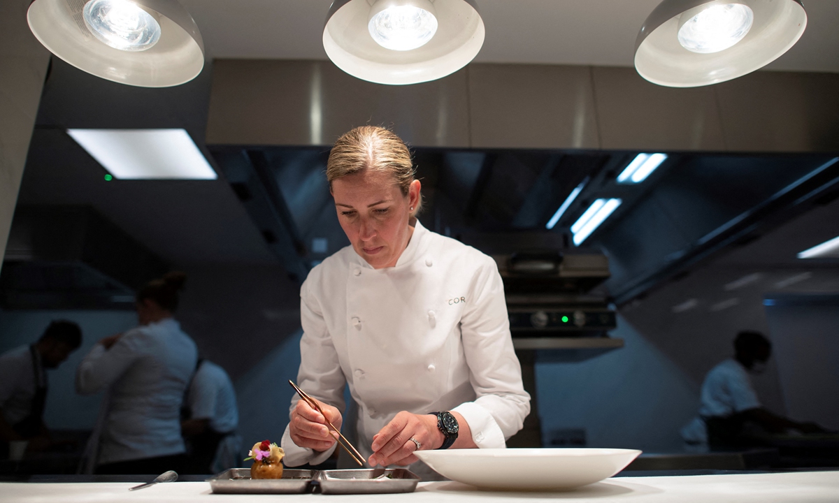 Britain's chef, Clare Smyth Photo: AFP