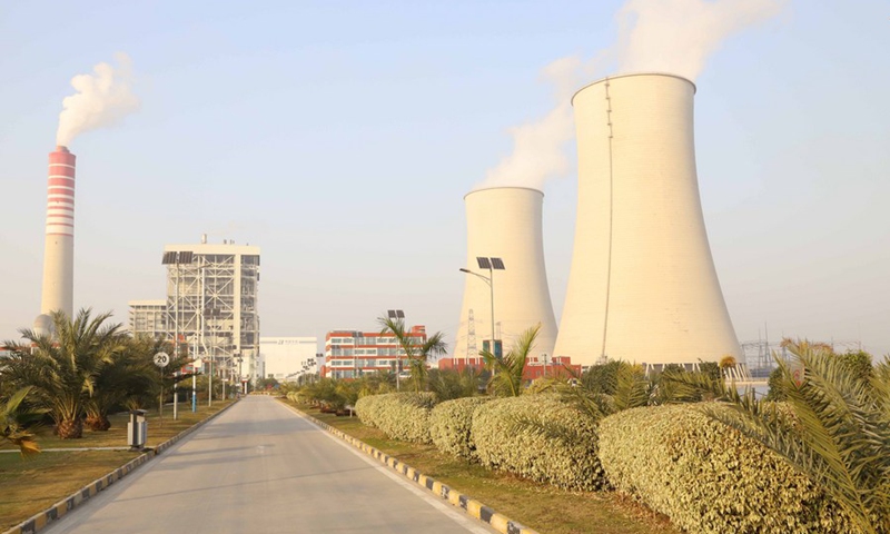 Photo taken on Jan. 26, 2021 shows a view of Sahiwal coal-fired power plant in Sahiwal, Pakistan.(Photo: Xinhua)