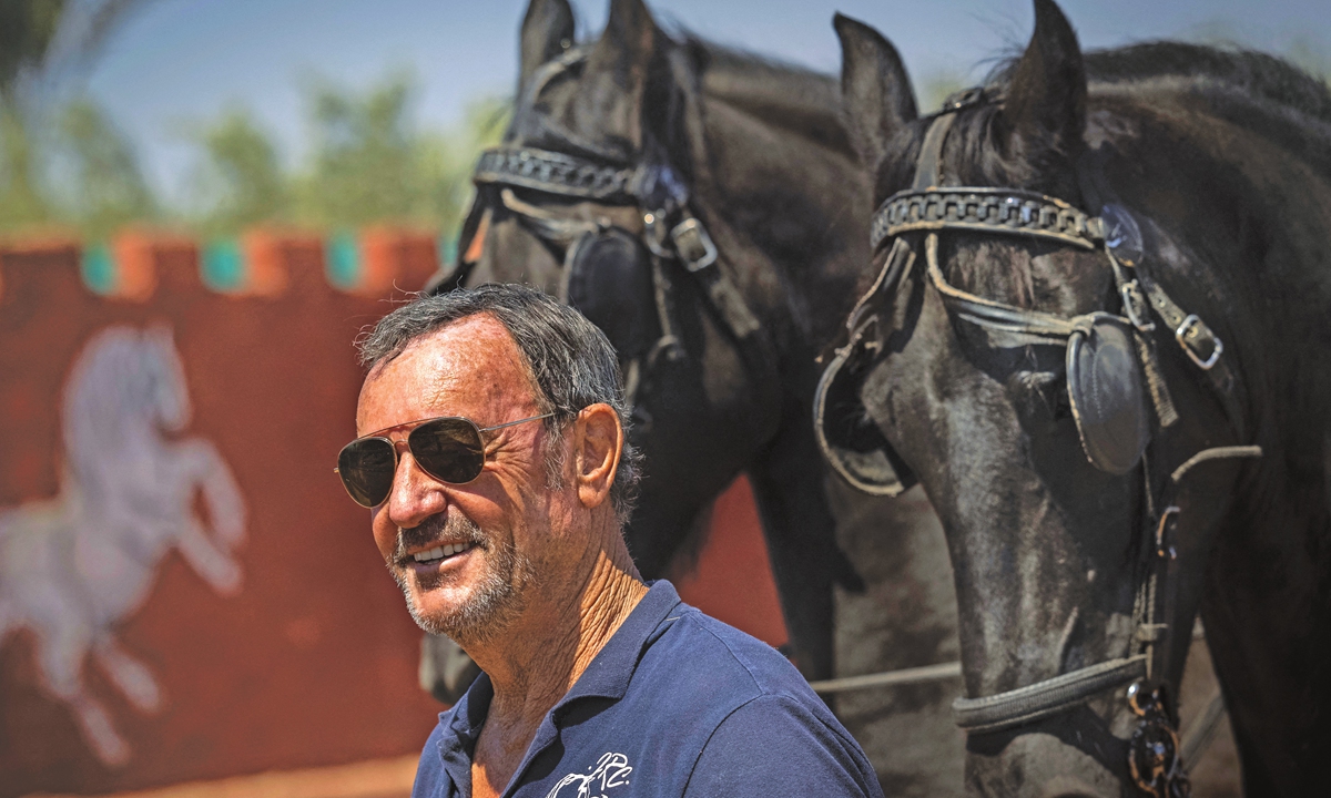 French horse master Joel Proust Photo: AFP 
