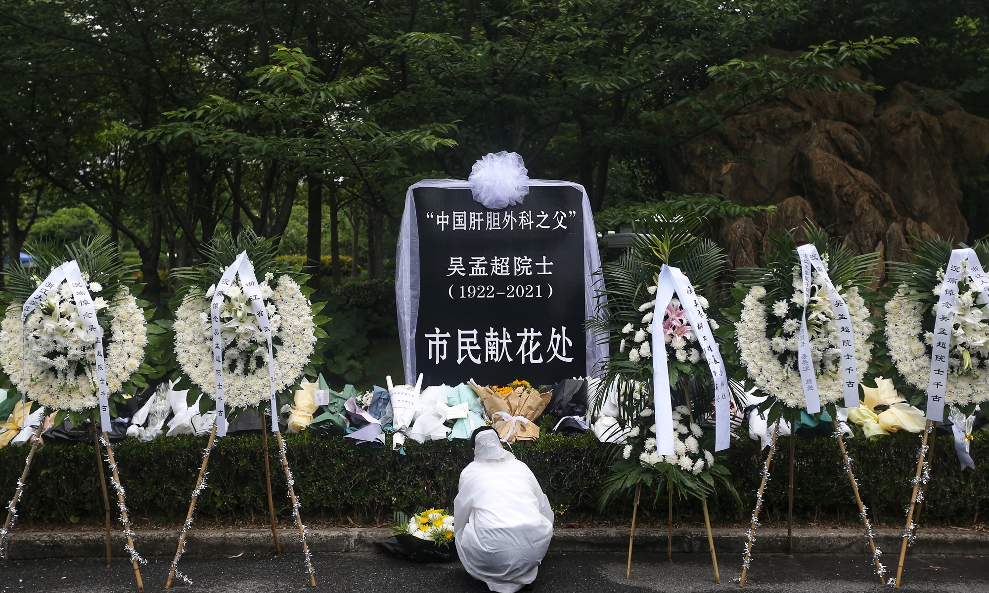 Chinese public bids farewell to top hepatobiliary surgeon, national hero Wu Mengchao