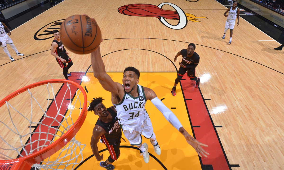 NBA: Giannis Antetokounmpo's triple-double lifts Bucks past