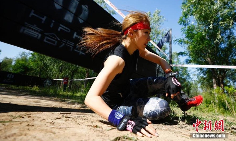 The 2021 Spartan Beijing Race is held on May 29. The Spartan Beijing Race, that has attracted nearly 7,000 participants, is composed of Sprint Race, Super Race, Kids Race and Four-hour Hurricane Heat. (Photo: China News Service/Fu Tian)
