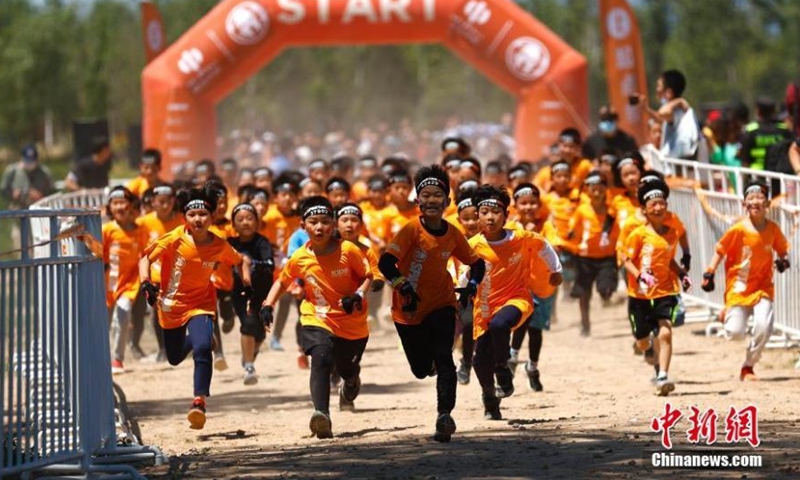 The 2021 Spartan Beijing Race is held on May 29. The Spartan Beijing Race, that has attracted nearly 7,000 participants, is composed of Sprint Race, Super Race, Kids Race and Four-hour Hurricane Heat. (Photo: China News Service/Fu Tian)