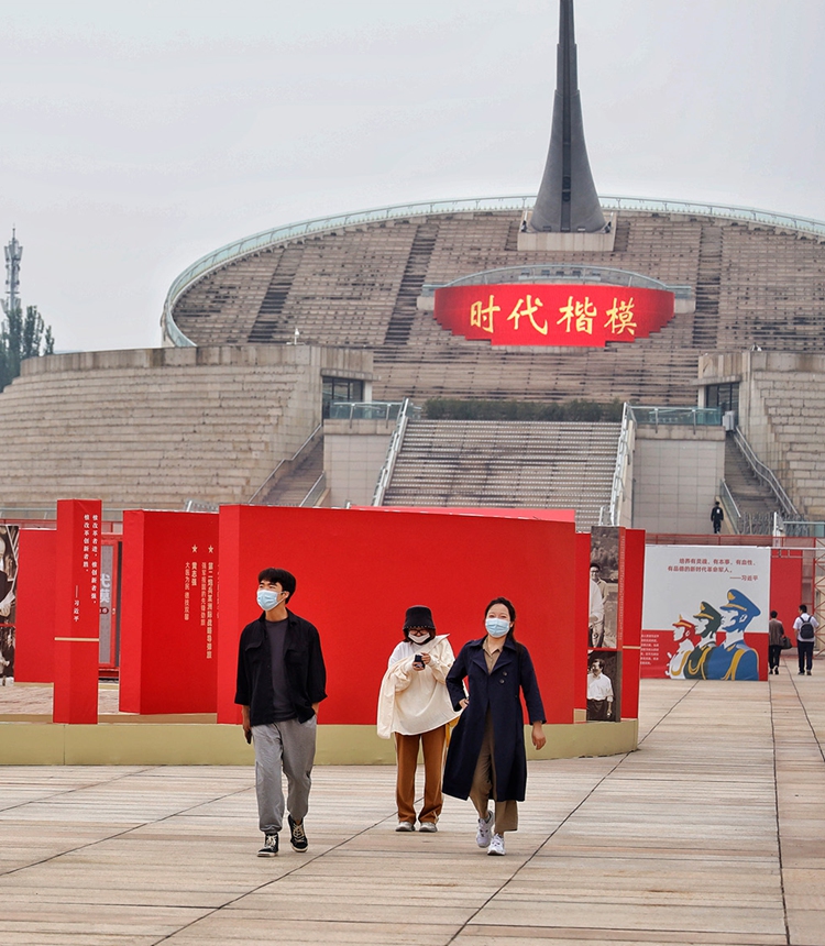 Model of the Times photo exhibition kicks off in Beijing as CPC marks 100th anniversary Photo: Li Hao/GT