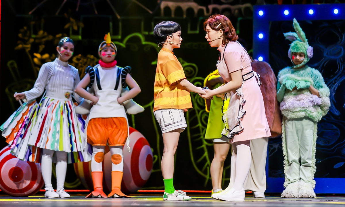 Promotional material for <em>The New Big Head Son and Little Head Father</em> musical Photo: Courtesy of Dong Fang