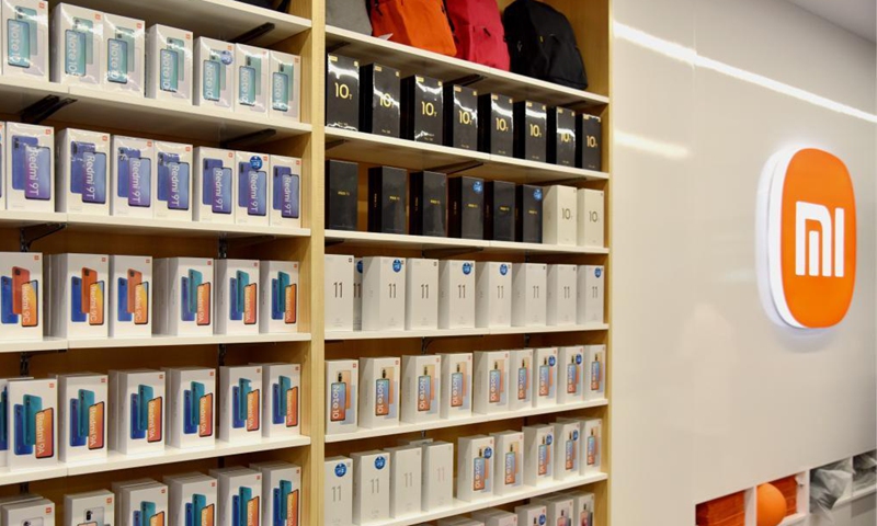Photo taken on June 4, 2021 shows the interior of the Mi-store in the Electron Commercial Center in Riyadh, Saudi Arabia. China's tech company Xiaomi, known for its smartphones, opened its first Mi-store in Saudi Arabia on Thursday.Photo:Xinhua