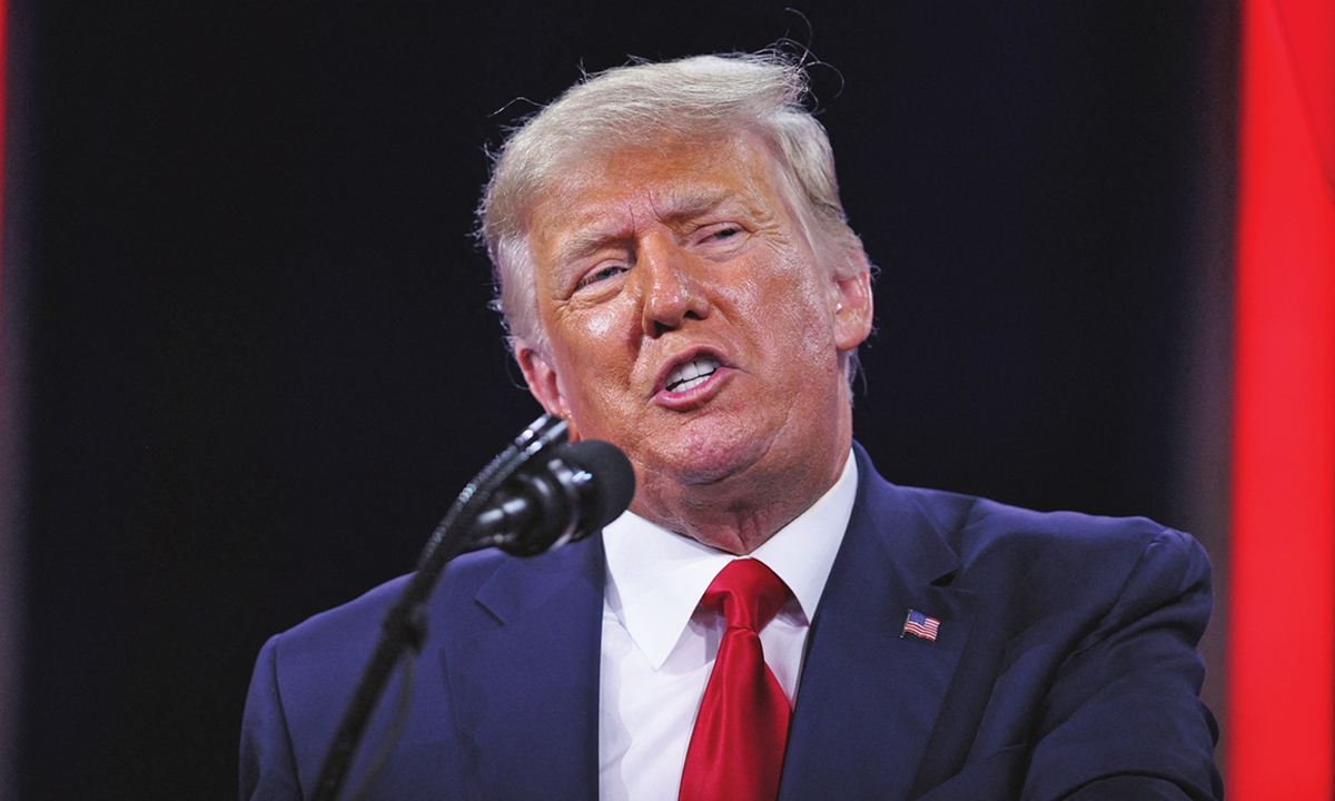 Former US president Donald Trump. Photo: AFP