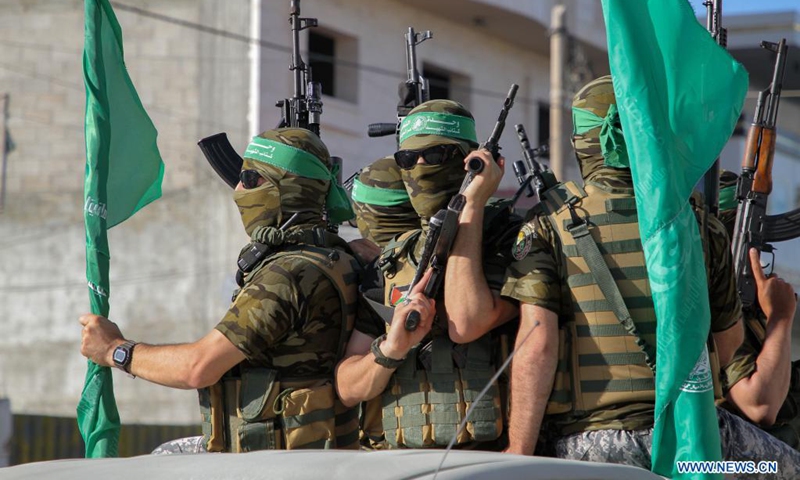 Hamas Military Wing Takes Part In Military Parade In Gaza Global Times