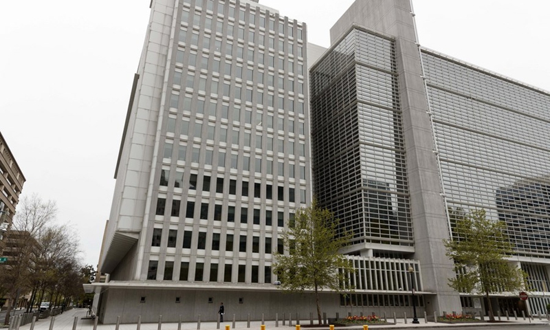 Photo taken on April 17, 2020 shows the World Bank headquarters in Washington D.C., the United States.Photo: Xinhua