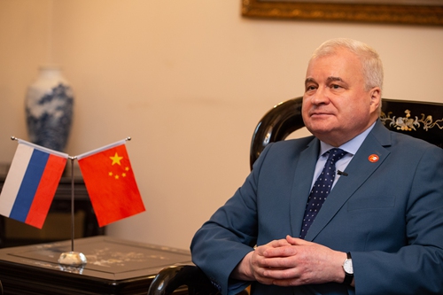 Russian Ambassador to China Andrey Denisov  Photo: Li Hao/GT