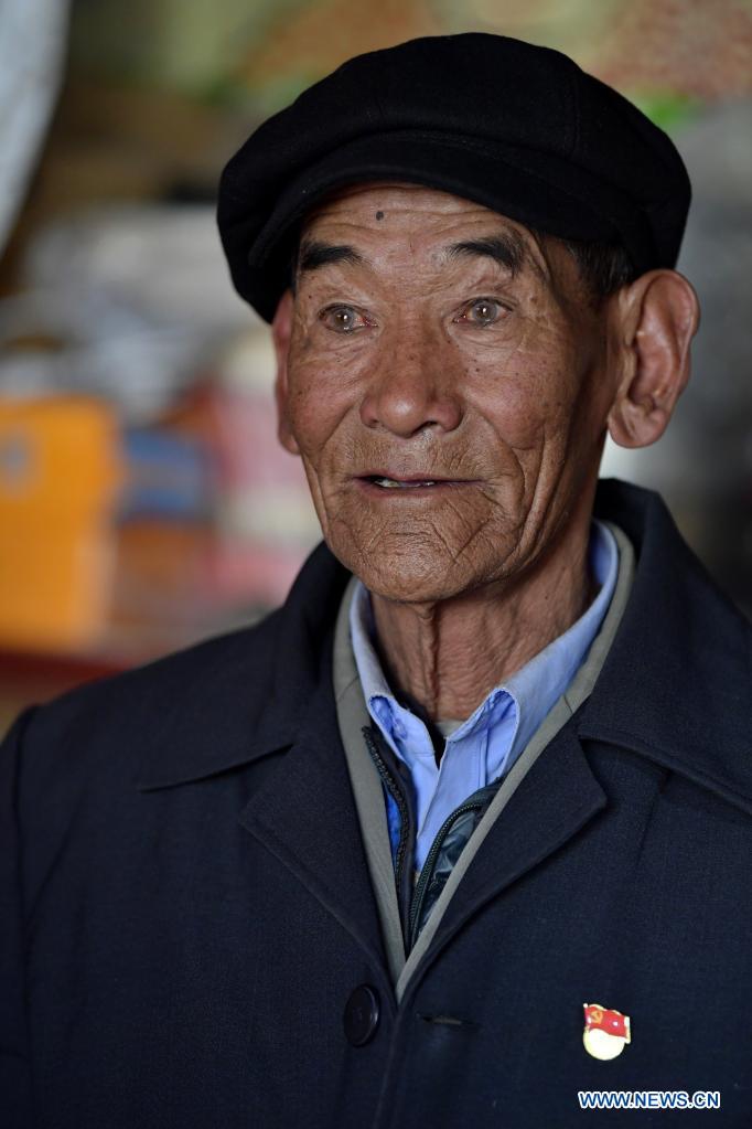 Migmar is pictured in Lhaya Village, Gyamco Township, Namling County of Xigaze City, southwest China's Tibet Autonomous Region, April 18, 2021.Photo: Xinhua