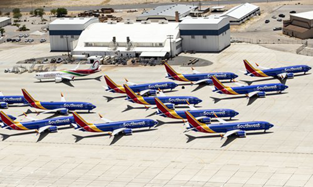 Southwest Airlines Boeing 737 MAX aircrafts