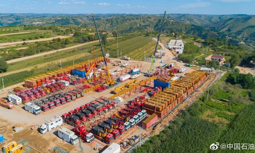 Shale oil development demostration base of Erdos Basin