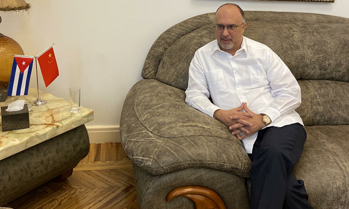 Cuban Ambassador to China Carlos Miguel Pereira Photo: Xie Wenting/GT